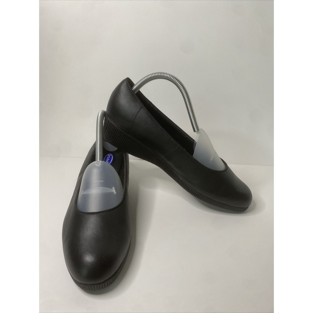 Dr‎ Scholls Womens Black Slip On Shoes. Double Air-pillo. Very Comfy Size 9.5.